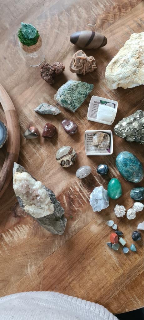 Diverse collectie edelstenen en mineralen, Ophalen of Verzenden