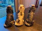Drie beeldjes Engelse Setters, Ophalen of Verzenden, Gebruikt, Hond of Kat, Beeldje of Figuurtje
