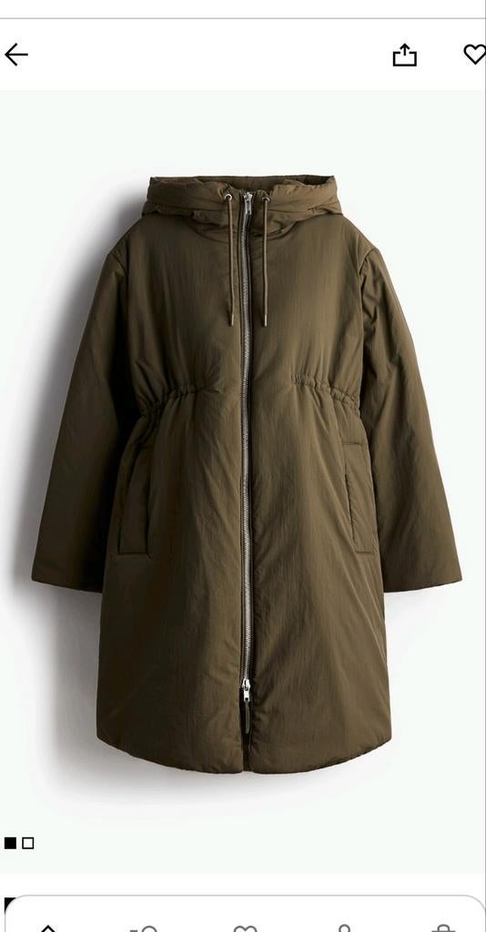 Zo goed als nieuwe zwangerschapsjas H&M, maat XL, Maat 46/48 (XL) of groter, Ophalen of Verzenden, Zo goed als nieuw, Groen