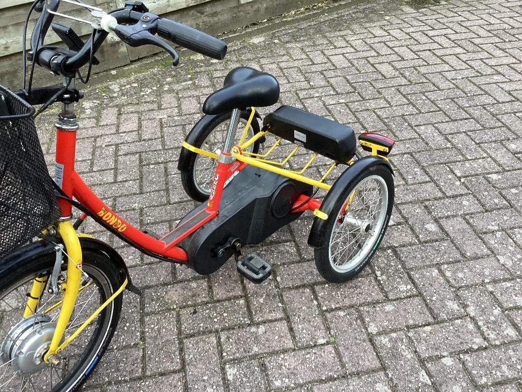 driewielfiets kind met ondersteuning, Ophalen of Verzenden, Gebruikt