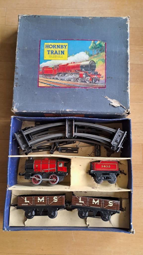 Hornby oude treinset voor de verzamelaar, Overige merken, Gelijkstroom of Wisselstroom, Ophalen of Verzenden, Gebruikt