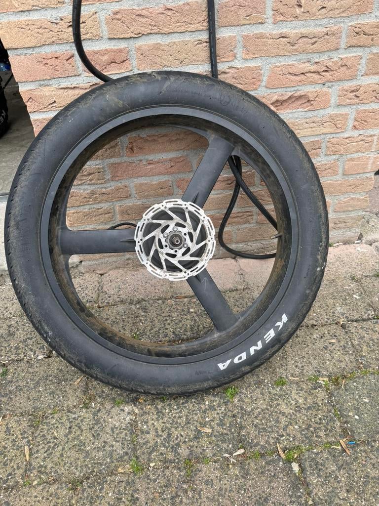 Fatbike achter wiel met motor, Ophalen, Zo goed als nieuw, Overige typen
