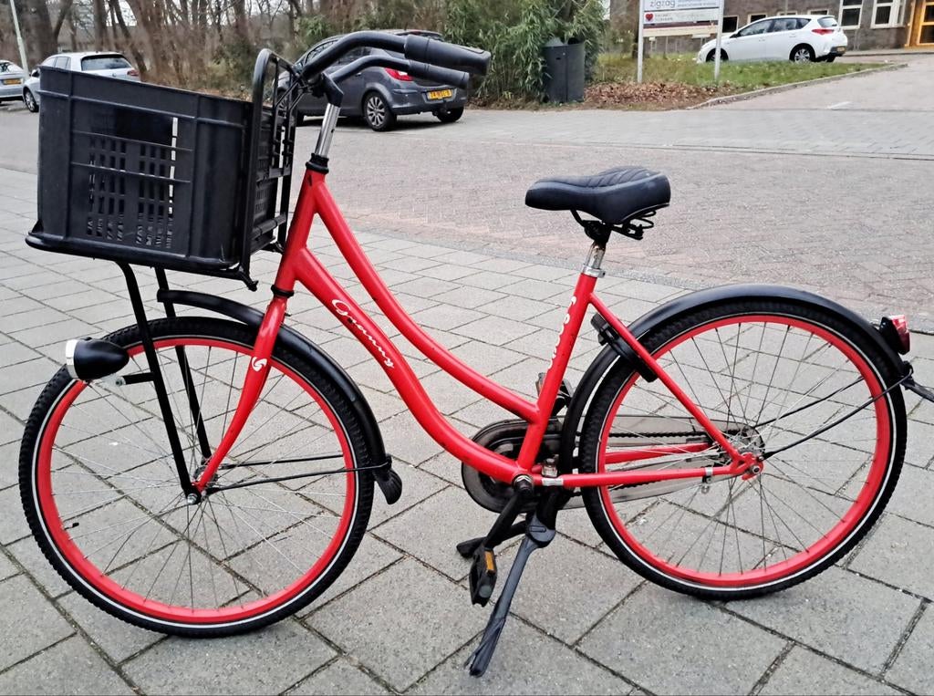 Sparta Granny 26 Inch,FrameHoogte 43cm Compleet Meisjesfiets, Ophalen, Gebruikt, 26 inch of meer, Alpina Loekie Popal Batavus Sparta Volare Gazelle Supersuper