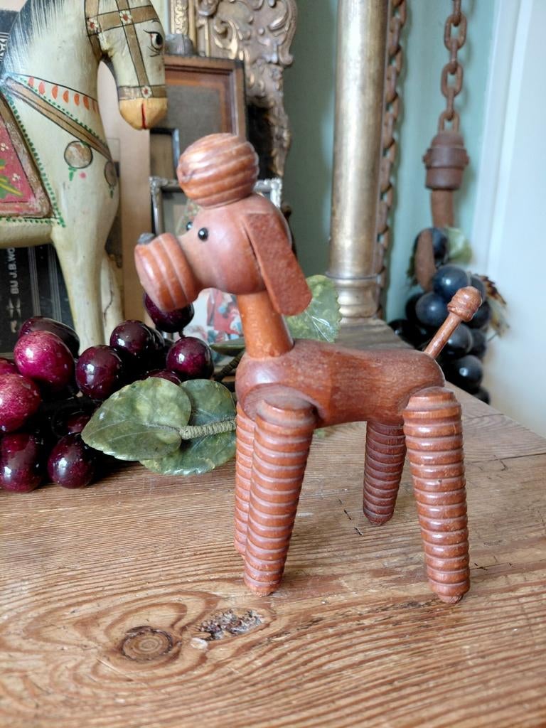 Mid century poedel, Ophalen of Verzenden