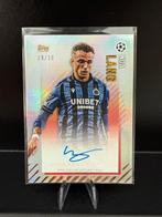 Noa Lang auto /10 Topps Gold Club Brugge, Ophalen of Verzenden, Zo goed als nieuw, Buitenlandse clubs, Spelerskaart