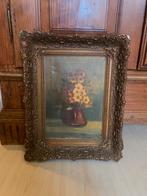 Oud bloemstilleven schilderij, Ophalen of Verzenden