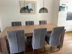 Te koop:een stijlvolle en karaktervolle eetkamerset voor 6p., Ophalen, Zo goed als nieuw, 4 tot 6 stoelen