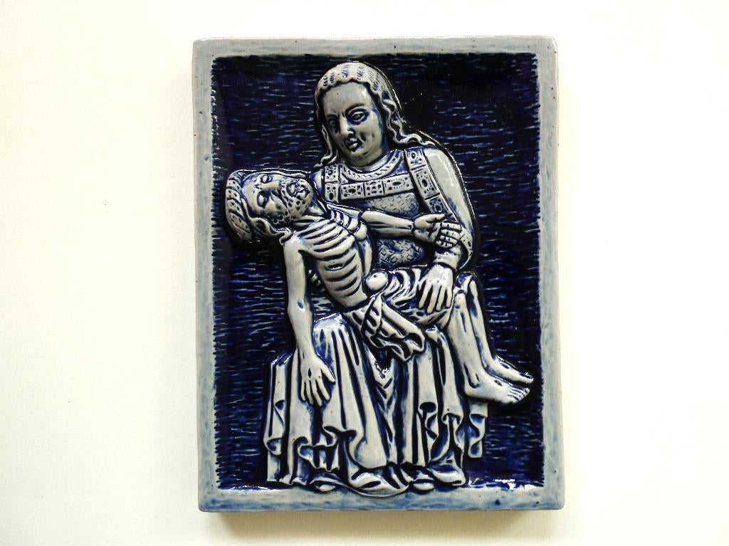 Plaquette Piëta Knechtstedenklooster  Dormagen Duitsland, Antiek en Kunst, Ophalen of Verzenden