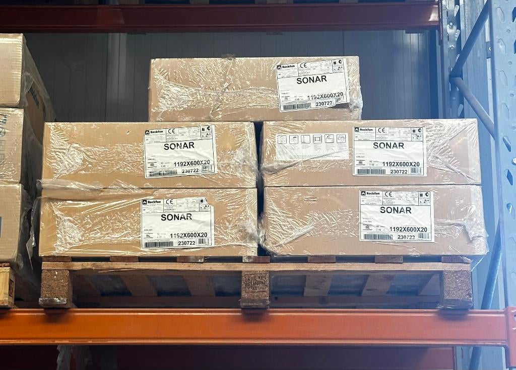 Rockfon Sonar 1192x600x20mm, Ophalen, Nieuw, Overige materialen, 20 tot 50 mm