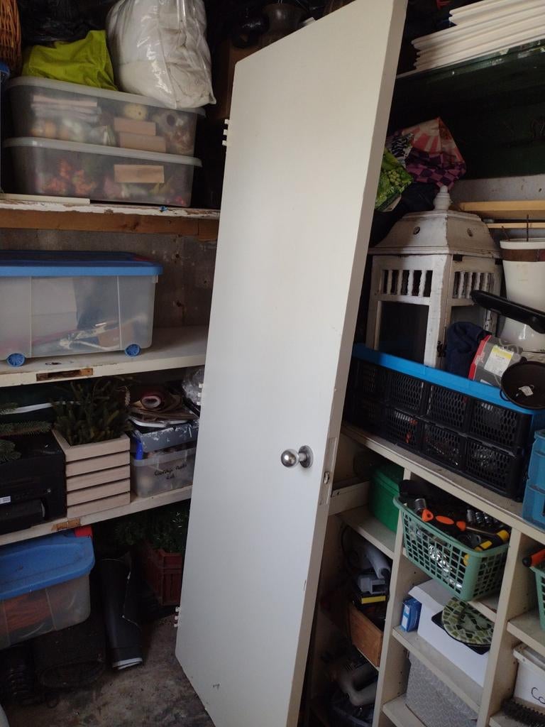 Stompe binnen(kast) deur, Ophalen of Verzenden, Binnendeur, 200 tot 215 cm