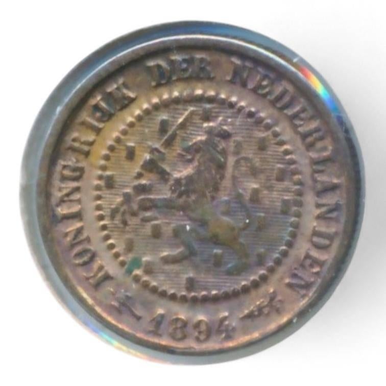 Nederland 1/2 Cent 1894 Wilhelmina, Ophalen of Verzenden, Koningin Wilhelmina, Overige waardes, Losse munt