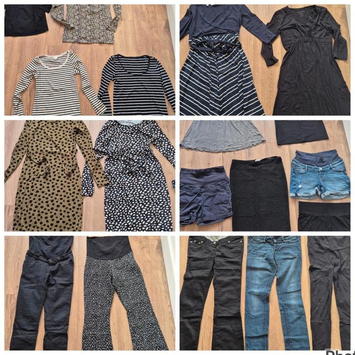 Kledingpakket zwangerschap maat 36/S, Kleding | Dames, Positiekleding, Gedragen, Broek of Spijkerbroek, Maat 36 (S), Overige kleuren