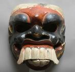 Masker MQ6 Indonesie wayang tribal demoon aap hout kunst, Ophalen of Verzenden