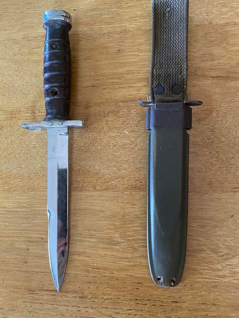 Aangeboden, Bajonet, Ophalen of Verzenden, Overige gebieden, Mes of Dolk