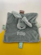 5750 Nattou doekje konijn met naam Filip, Ophalen of Verzenden, Zo goed als nieuw, Overige typen