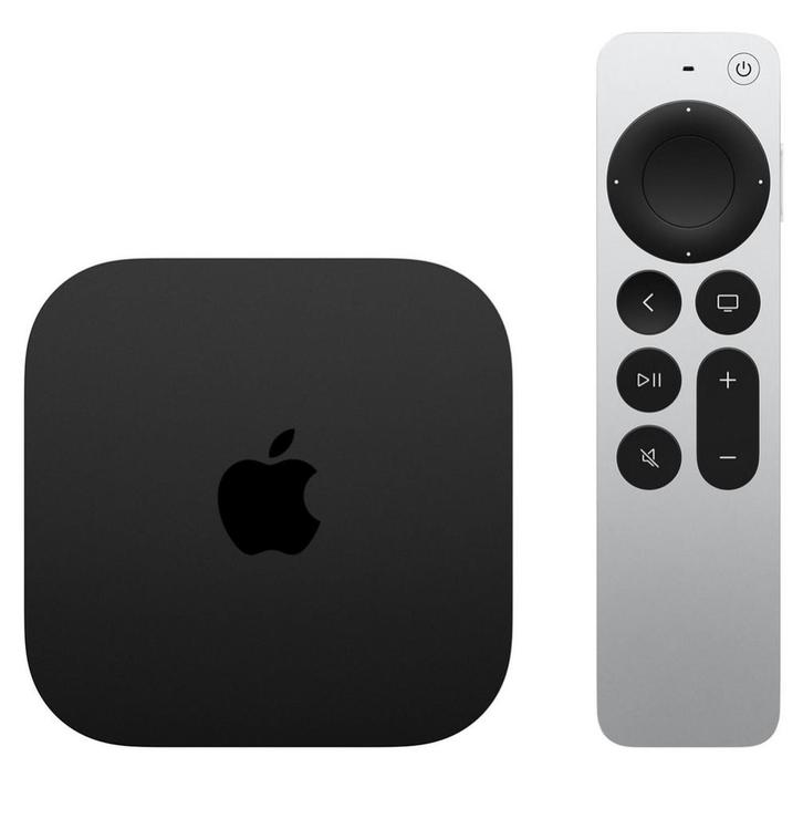 APPLE Apple TV 4K 3e generatie 128GB (Wi‑Fi + Ethernet), Audio, Tv en Foto, Mediaspelers, Nieuw, Minder dan 500 GB, HDMI, Ophalen of Verzenden
