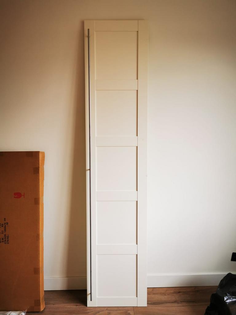6 IKEA PAX BERGSBO deuren met lang handvat, Ophalen, Gebruikt, 50 tot 100 cm, 200 cm of meer