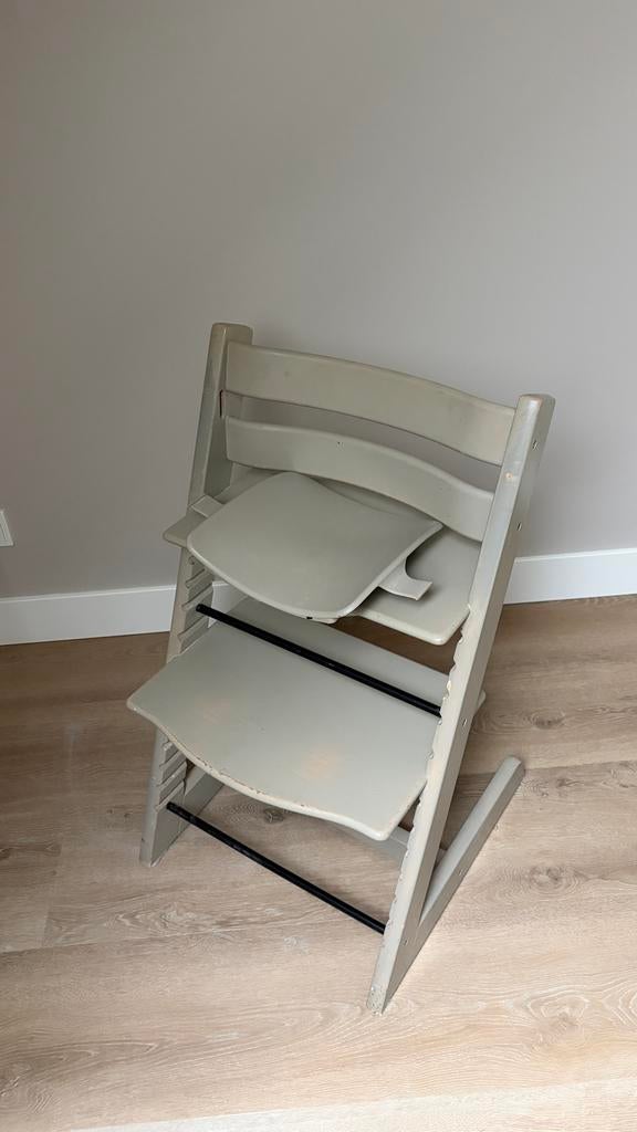 Trip Trap Stoel Opknapper - taupe, Kinderen en Baby's, Kinderstoelen, Ophalen, Gebruikt, Meegroeistoel