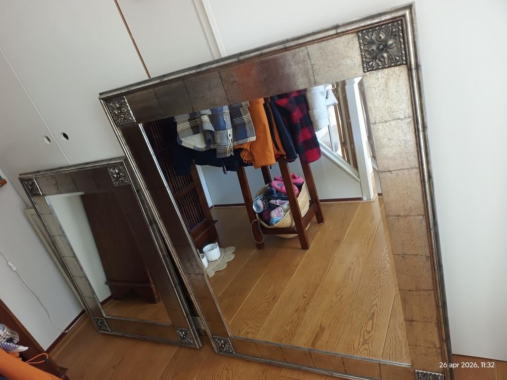 Spiegels, Huis en Inrichting, Woonaccessoires | Spiegels, Ophalen of Verzenden, Zo goed als nieuw, Rechthoekig, Minder dan 100 cm