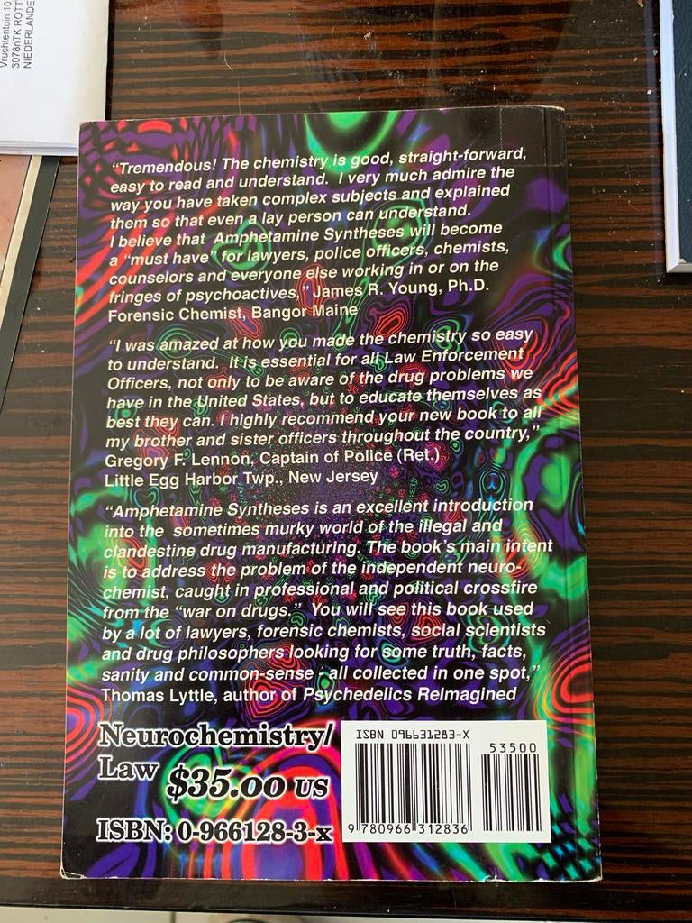 Amphetamine Syntheses - Otto Snow (Chemie, Wetenschap), Ophalen of Verzenden, Natuurwetenschap