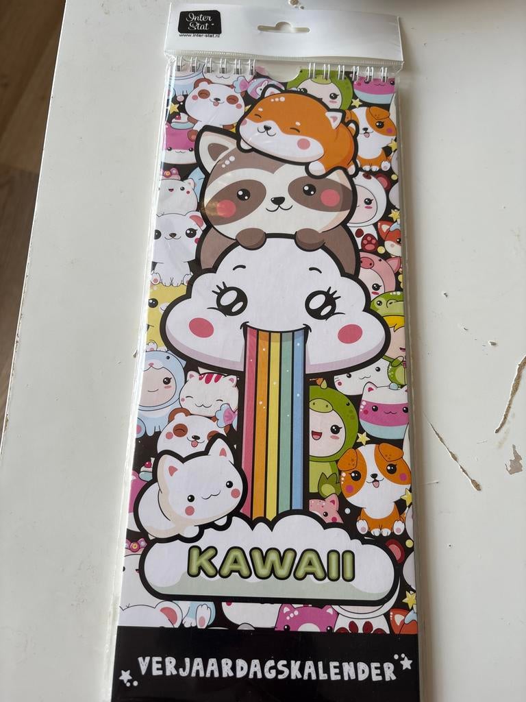 Kawaii verjaardagskalender, Ophalen of Verzenden, Maandkalender, Nieuw