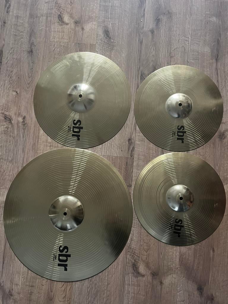 Cymbalset sbr, hihat, ride, crash, Ophalen, Zo goed als nieuw, Overige merken