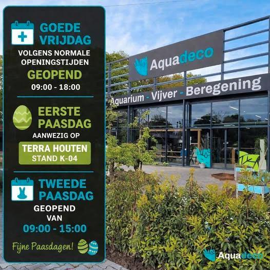 Openingtijden met Pasen, Dieren en Toebehoren, Reptielen en Amfibieën, Overige soorten, 0 tot 2 jaar