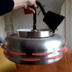 Space Age UFO Hanglamp Lakro Amstelveen Seventies, Verzenden, Metaal, Minder dan 50 cm