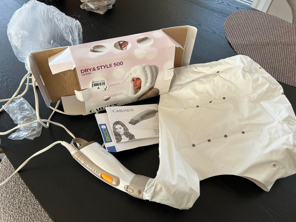 Carmen Dry & Style HD 500 haardroogmuts, Ophalen of Verzenden, Zo goed als nieuw, Haarverzorging