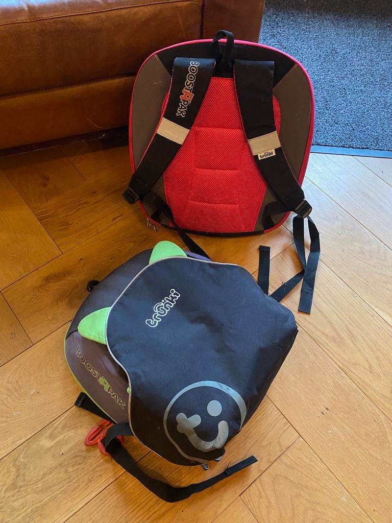 Trunki Boostpak booster seats / kinderkoffers, 15 t/m 36 kg, Ophalen, Overige merken, Gebruikt