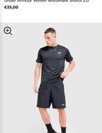 Under Armour woven halfback short M zwart, Ophalen of Verzenden, Nieuw, Zwart, Algemeen