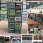 Kasten Modulaire Ladekast TV-kast Dressoir Stelling SALE !!, Gebruikt, 100 tot 150 cm, Ophalen of Verzenden, Metaal