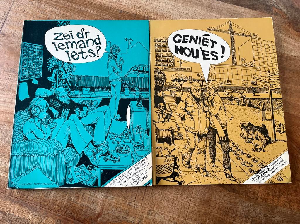 Zei d'r iemand iets? & Geniet nou es! - Jaap Vegter, Meerdere stripboeken, Ophalen of Verzenden, Gelezen