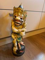 Balinees houtsnijwerk van Hanuman(aap/generaal), Antiek en Kunst, Kunst | Beelden en Houtsnijwerken, Ophalen of Verzenden