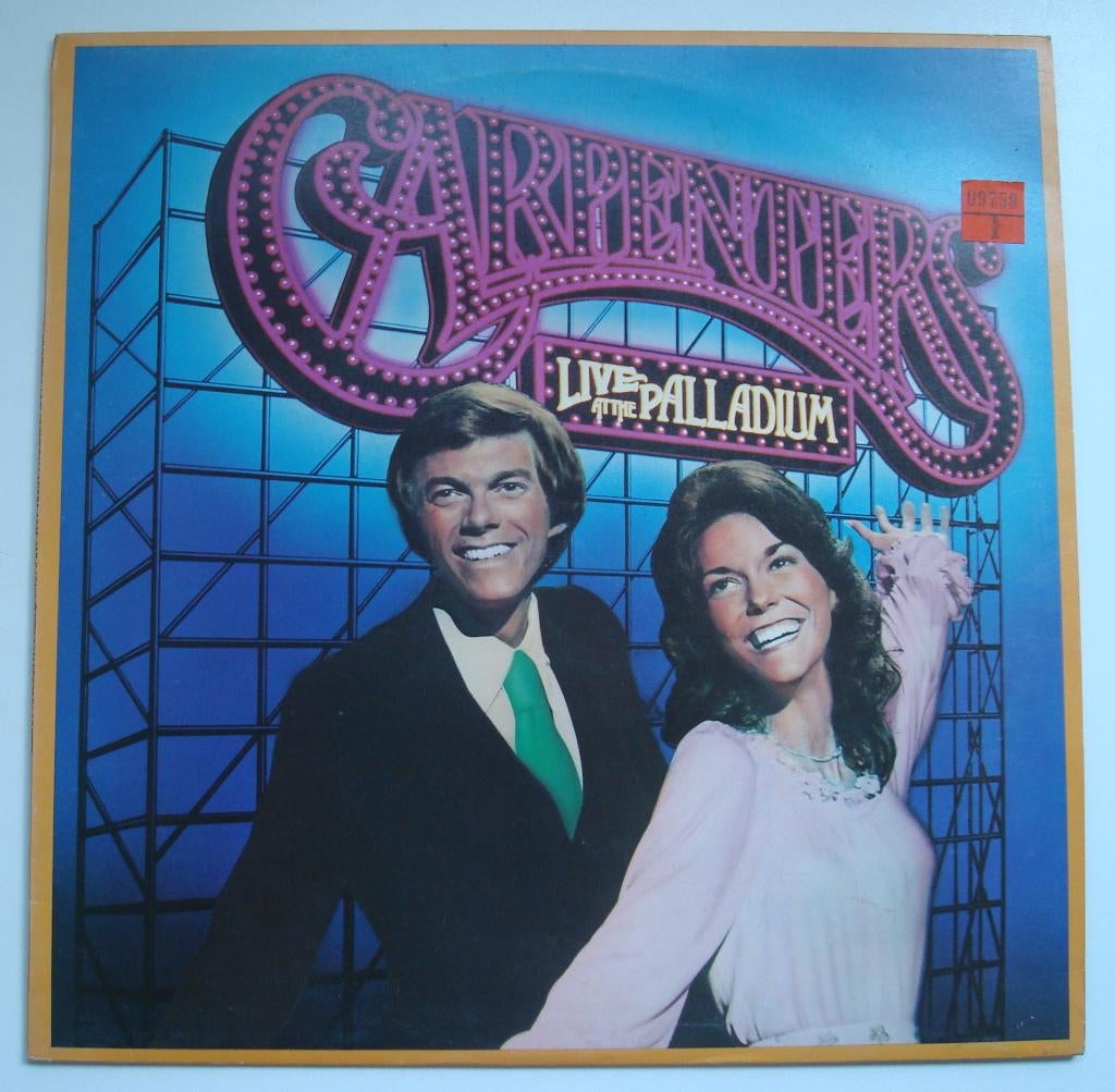 Carpenters - Live At The Palladium, originele lp uit 1976, Ophalen, Zo goed als nieuw, 12 inch