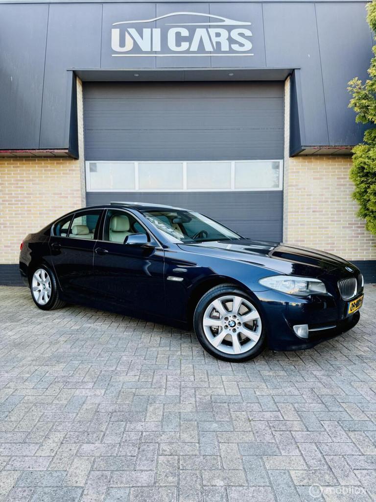BMW 5-serie 535i High Executive|Openstak|Leer|New Ketting|LM, Euro 5, Achterwielaandrijving, Gebruikt, Bi-Xenon koplampen