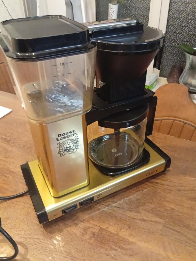 Douwe Egberts Koffiezetapparaat Technivorm Goud - Gebruikt, Gebruikt, 10 kopjes of meer, Koffiemachine, Gemalen koffie