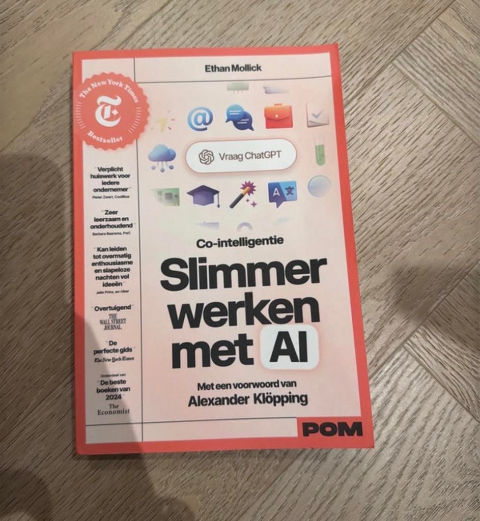 Slimmer werken met AI - Ethan Mollick, Boeken, Informatica en Computer, Nieuw, Vakgebied of Industrie, Ophalen of Verzenden
