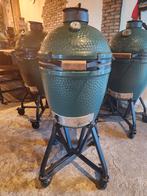 Big Green Egg Medium BBQ Kamado Barbecue, Ophalen of Verzenden, Zo goed als nieuw, Big Green Egg, Met accessoires