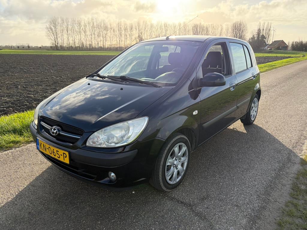 Hyundai Getz 1.1 5DRS 2006 Zwart, Elek. Ramen, goede staat!, Auto's, Hyundai, Bedrijf, Getz, ABS, Airbags, Android Auto, Apple Carplay