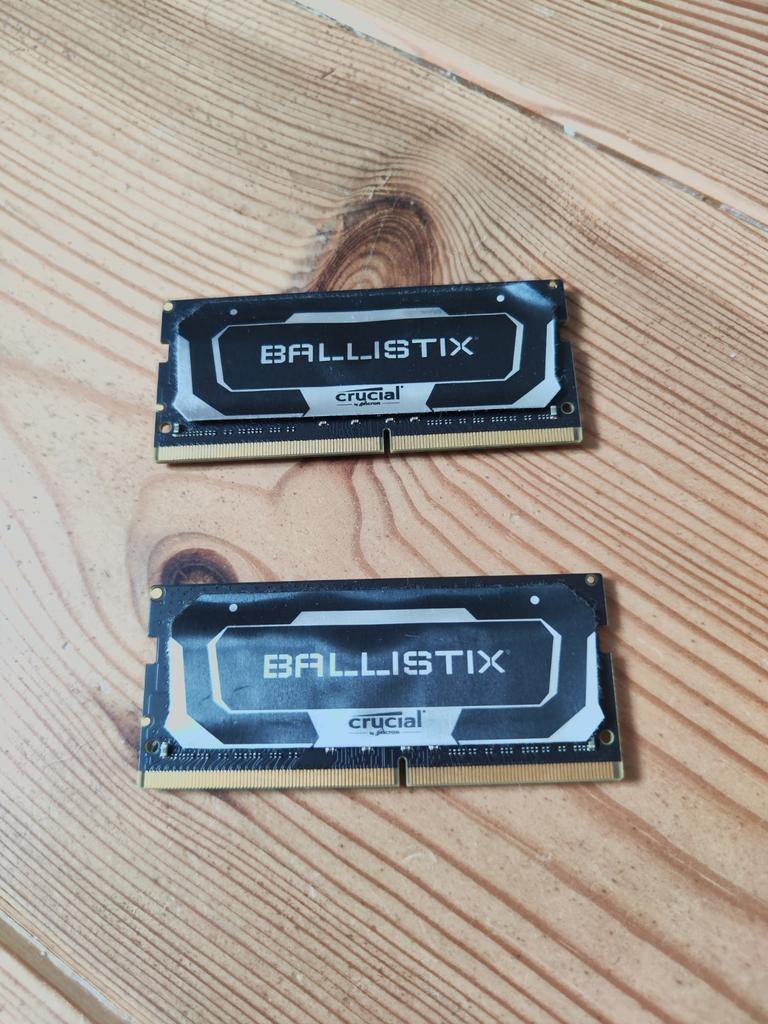 Ballistix 16GB (2x8GB) 3200MHz DDR4 SODIMM RAM, Computers en Software, RAM geheugen, Gebruikt, DDR4, Ophalen of Verzenden, Laptop