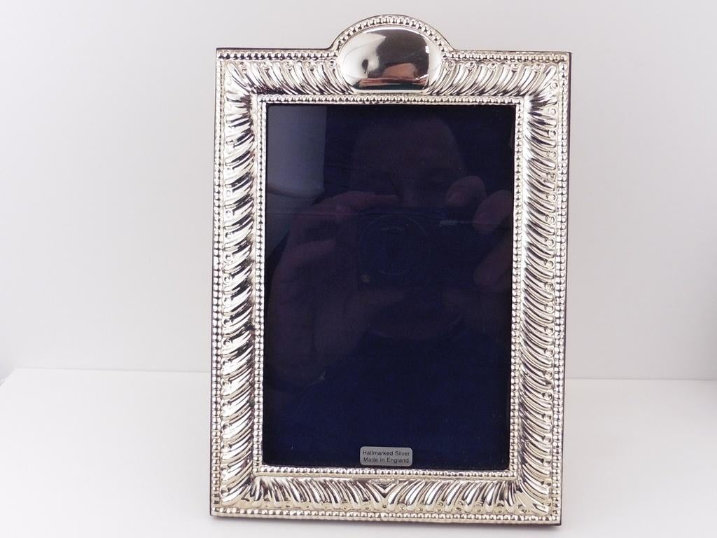 Zilveren Fotolijst                                      Z109, Gebruikt, ., Ophalen of Verzenden, .