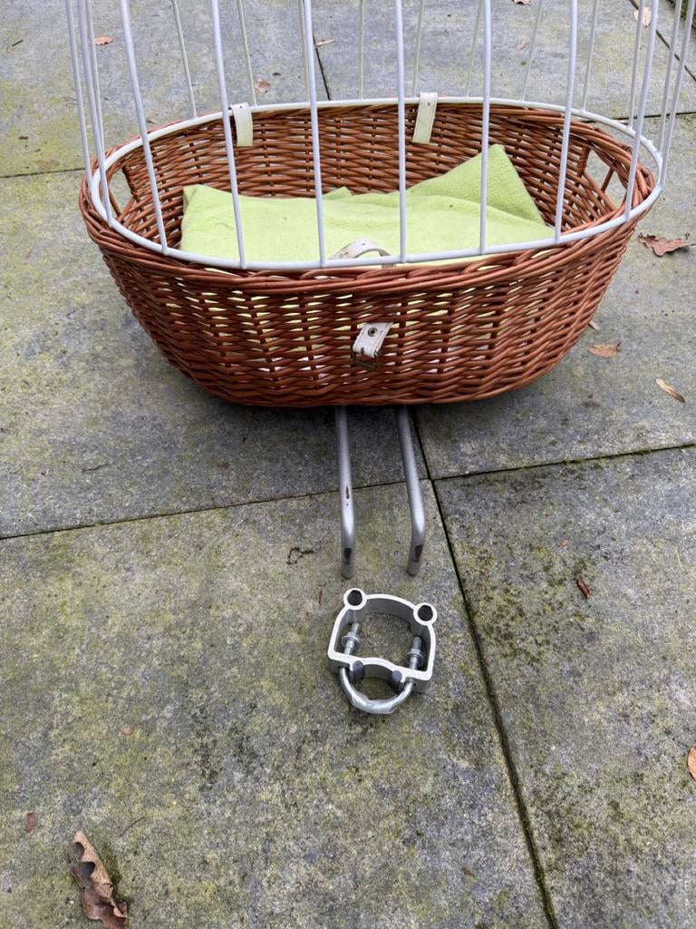 Hondenfietsmand - Veilig en comfortabel!, Ophalen, Gebruikt, Fietsmand, Stuurbevestiging