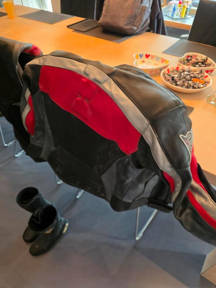 Leren motor race pak - Evolution (maat 38), Motoren, Kleding | Motorkleding, Combipak, Dames, Tweedehands, Ophalen of Verzenden