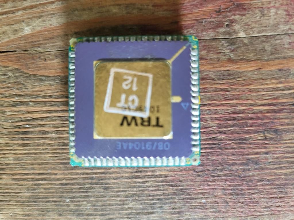 Zeldzame vintage goldcap processor, Computers en Software, Vintage Computers, Ophalen of Verzenden