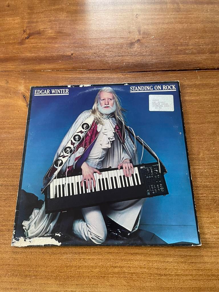 Edgar Winter - Standing On Rock Lp, Ophalen of Verzenden, Gebruikt, 12 inch, Poprock