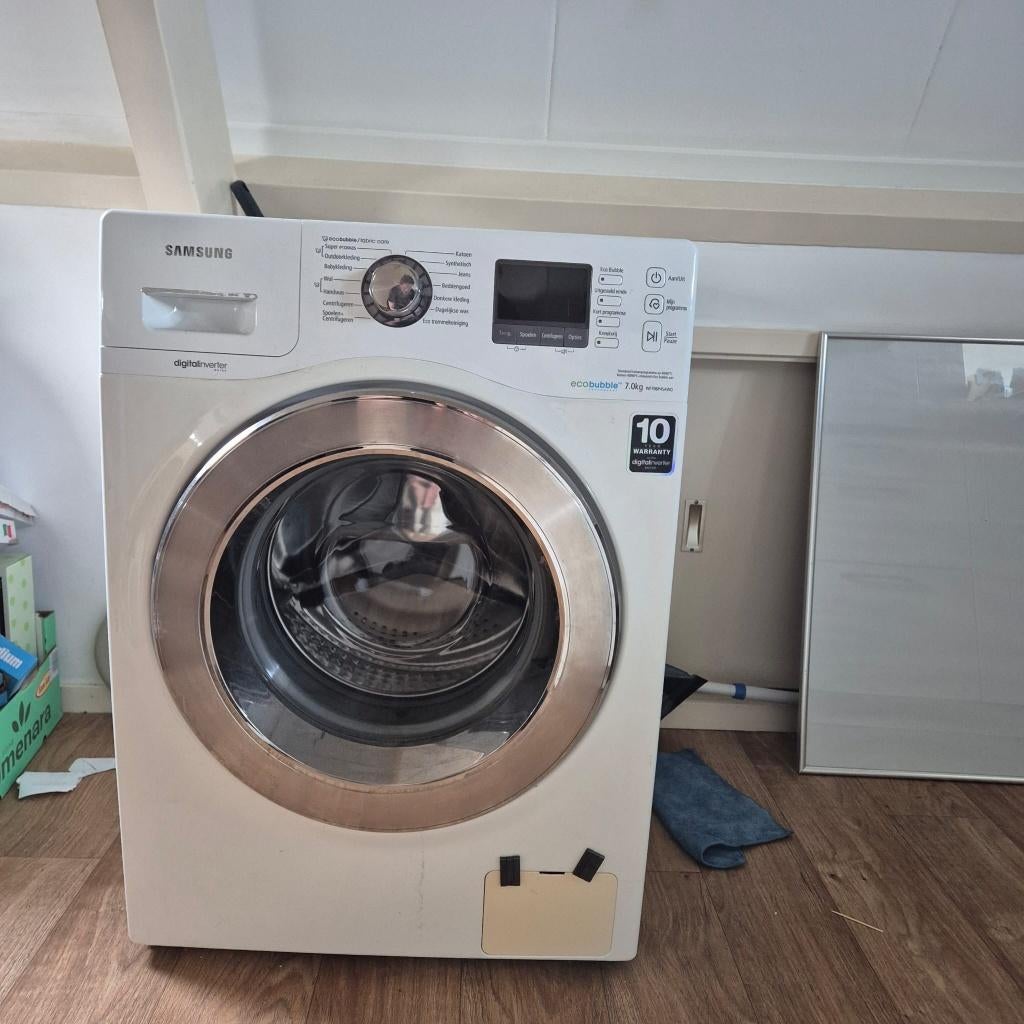 Wasmachine Samsung 50euro dit weekend ophalen, Witgoed en Apparatuur, Wasmachines, Ophalen, Gebruikt, Voorlader, Kort programma