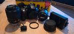Nikon D5200 DSLR complete set met 3 objectieven, Ophalen, Spiegelreflex, Zo goed als nieuw, Nikon