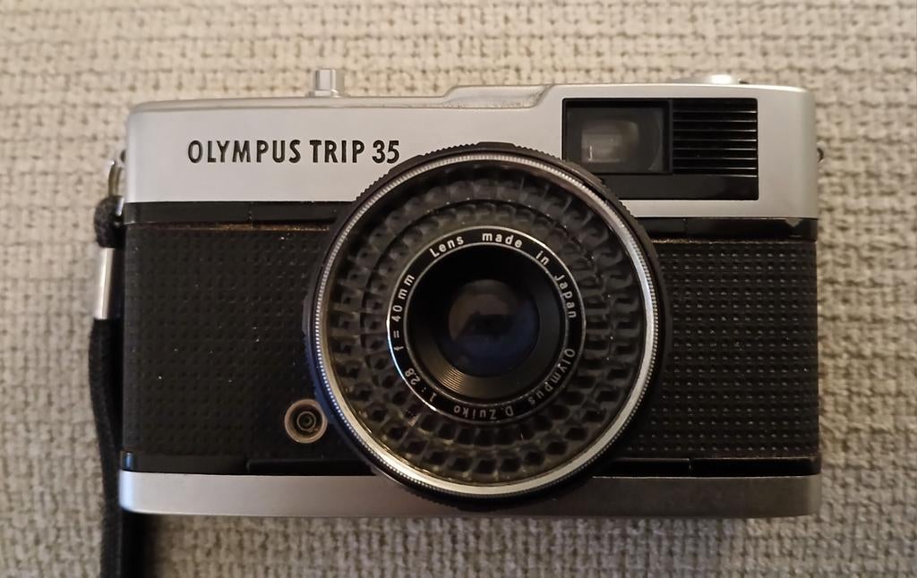 Analoge camera olympus Trip 35, Ophalen of Verzenden, Gebruikt, Compact, Olympus