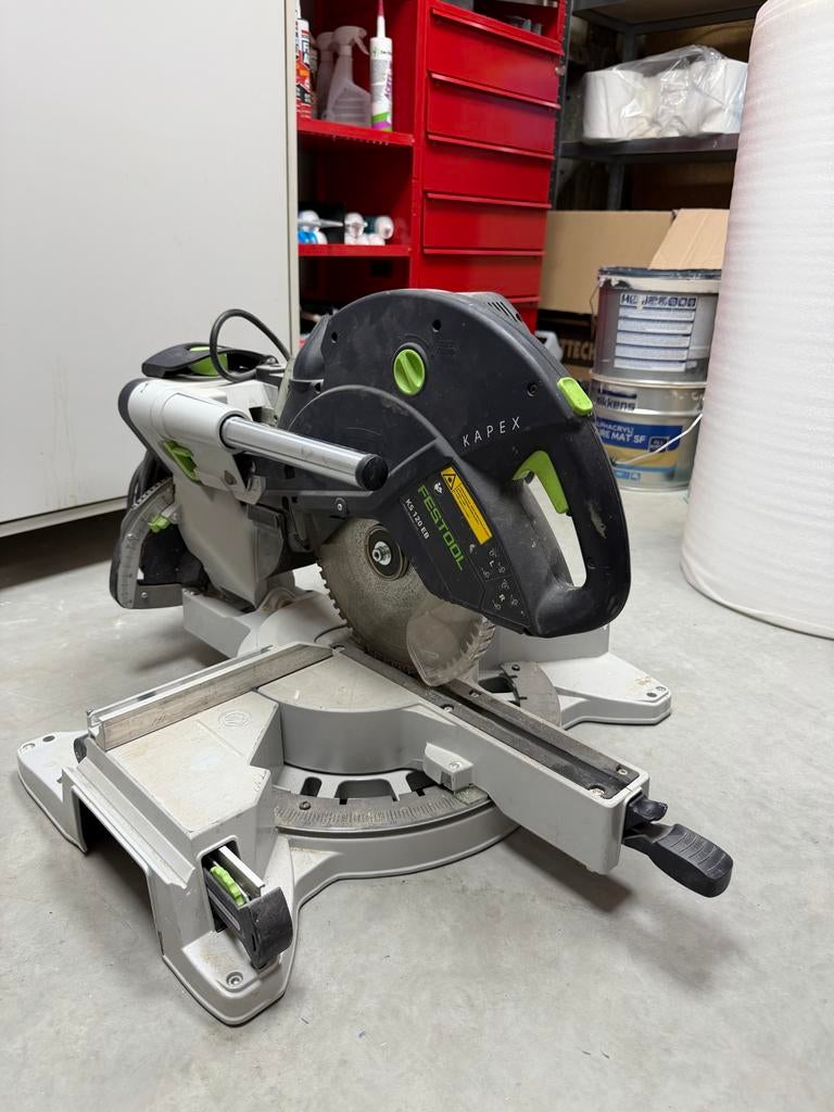 Festool Kapex KS 120 Afkortzaag - Professionele Kwaliteit, Ophalen, Gebruikt, 70 mm of meer, Afkortzaag